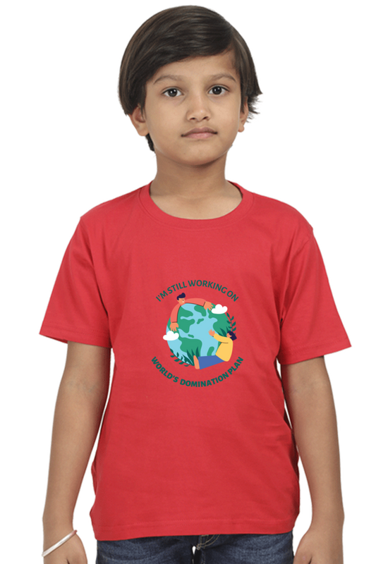 World Domination Plan Boys' T-Shirt