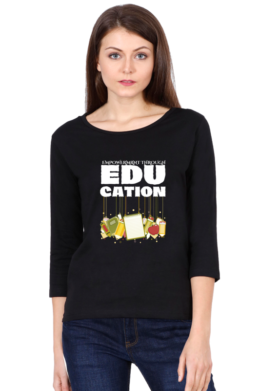 Empowerment Through Education Dark Shade Your Everyday Favorite Women's Tee