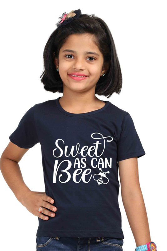 Sweet As Can Bee Infant Toddlers Round Next T-shirt Darker Version