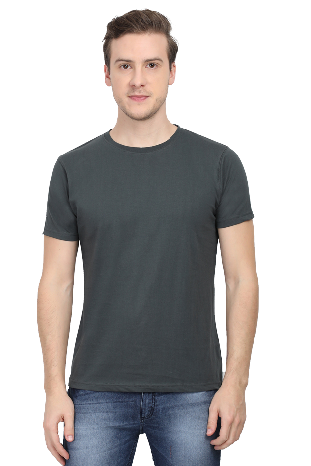 Plain Essential Crew Round Neck T-Shirt