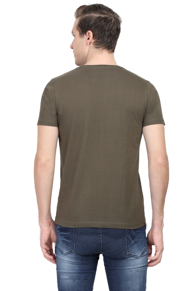 Hao Na Re Baavaa With Light shade Men's Round Neck T-Shirt