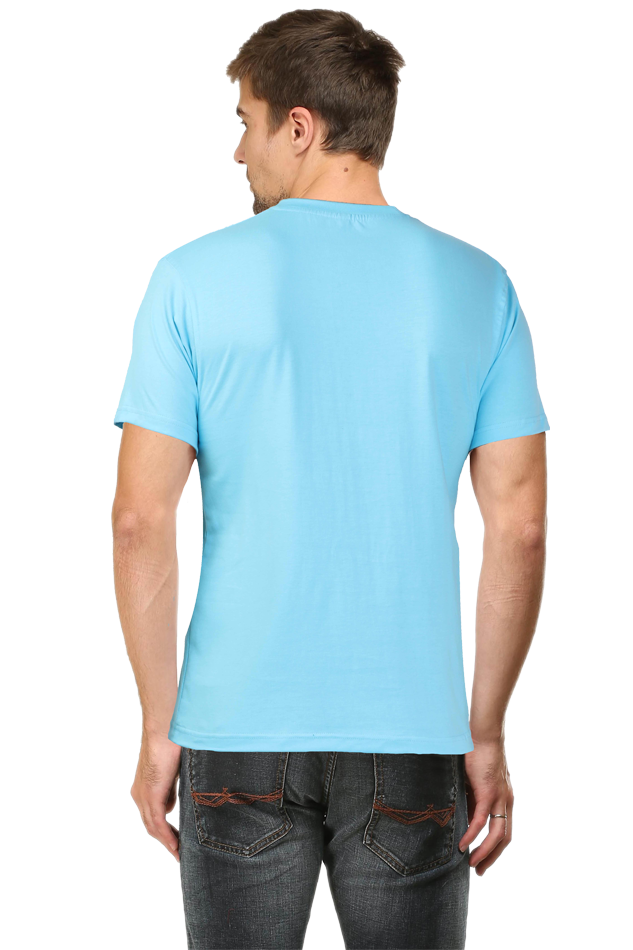 Hao Na Re Baavaa With Light shade Men's Round Neck T-Shirt