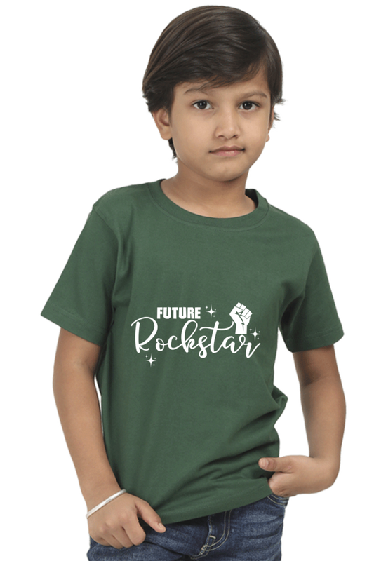 Future Rockstar Round Neck T-shirt for Boys